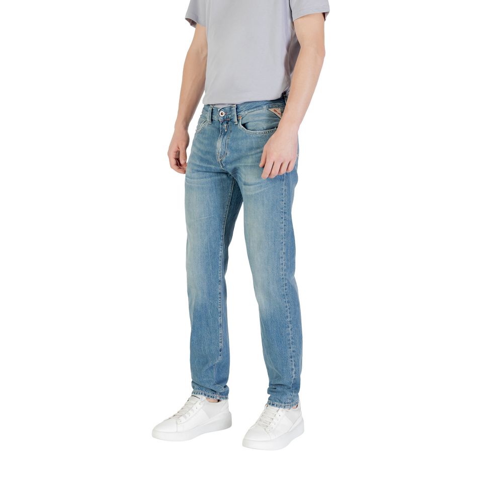 Jean Skinny Replay M1038R.000.814 Bleu en Coton