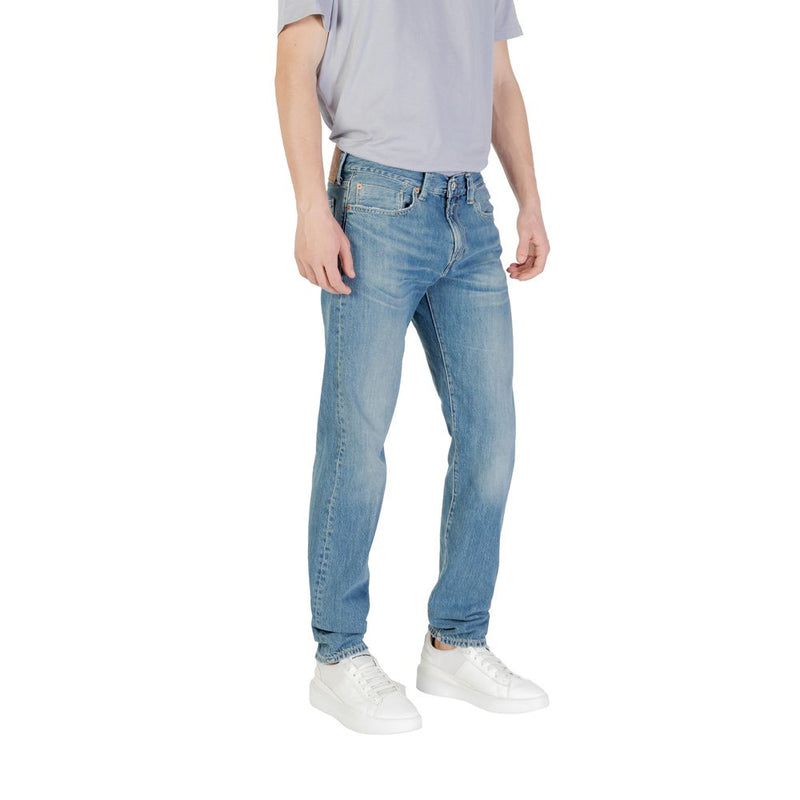 Replay Blue Cotton Skinny Jeans for Men