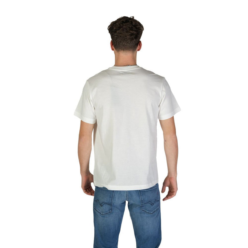 Replay wit katoenen T-shirt