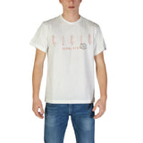 T-shirt en coton blanc Replay M3067.000.2660 pour homme