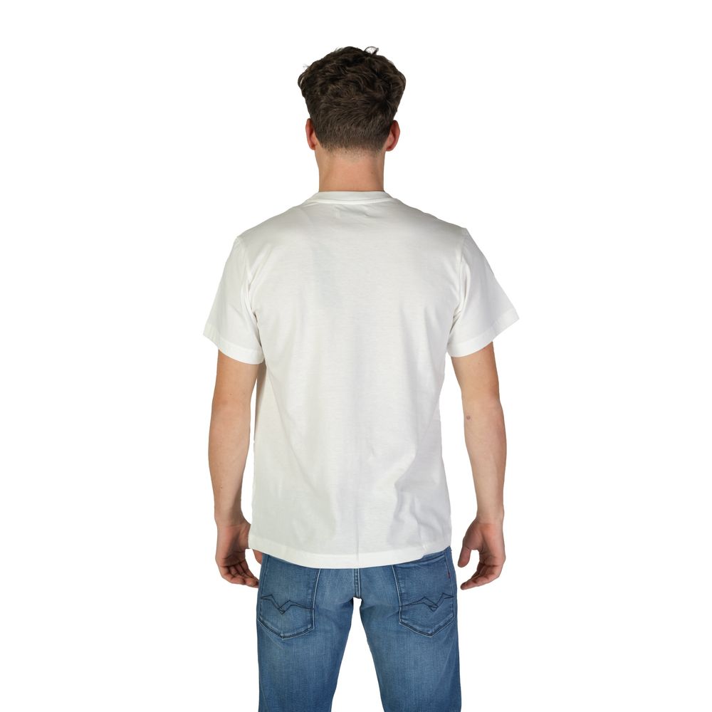 T-shirt en coton blanc Replay M3067.000.2660 pour homme