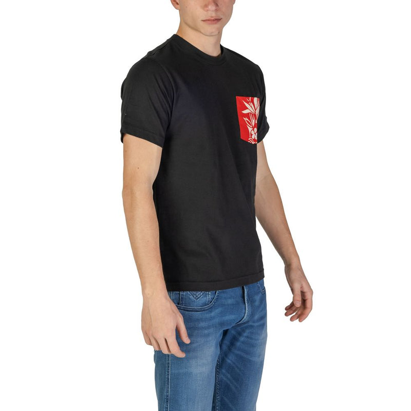 Replay Zwart Katoenen T-shirt