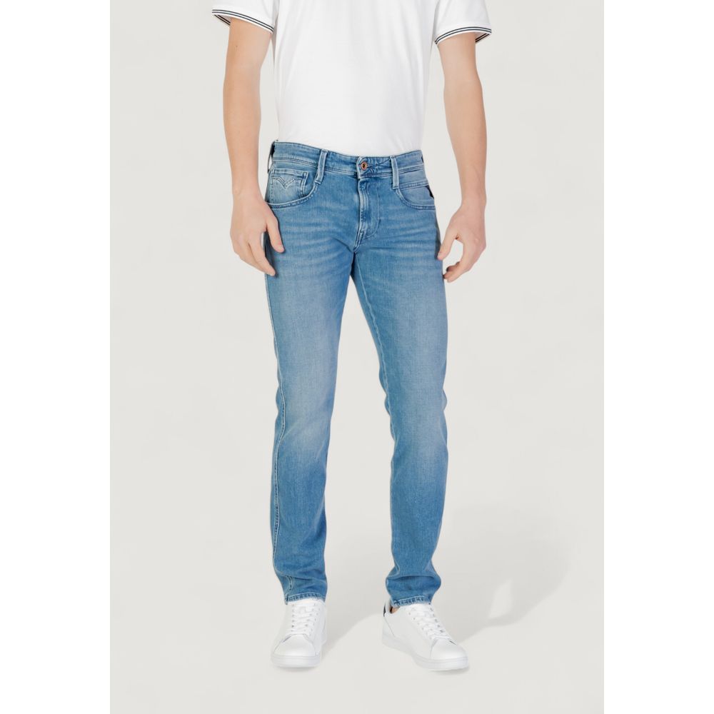 Replay M914Y.000.879 896 Jeans Skinny Bleu en Coton