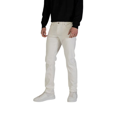 Jack Jones White Cotton Skinny Jean