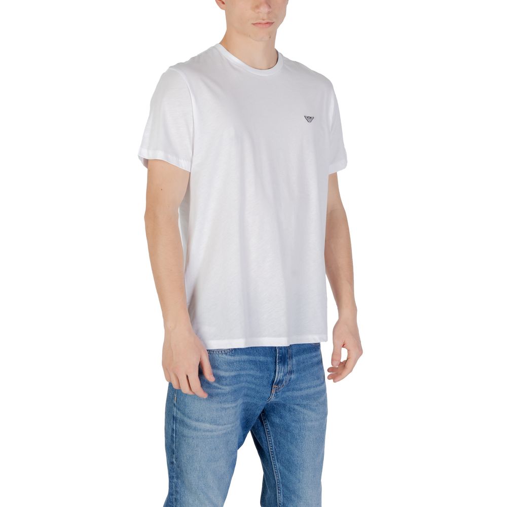 Emporio Armani Underwear T-Shirt en Coton Blanc pour Homme
