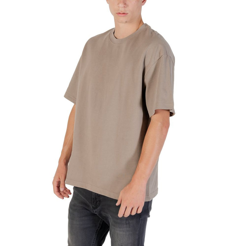 Gianni Lupo beige katoenen T-shirt