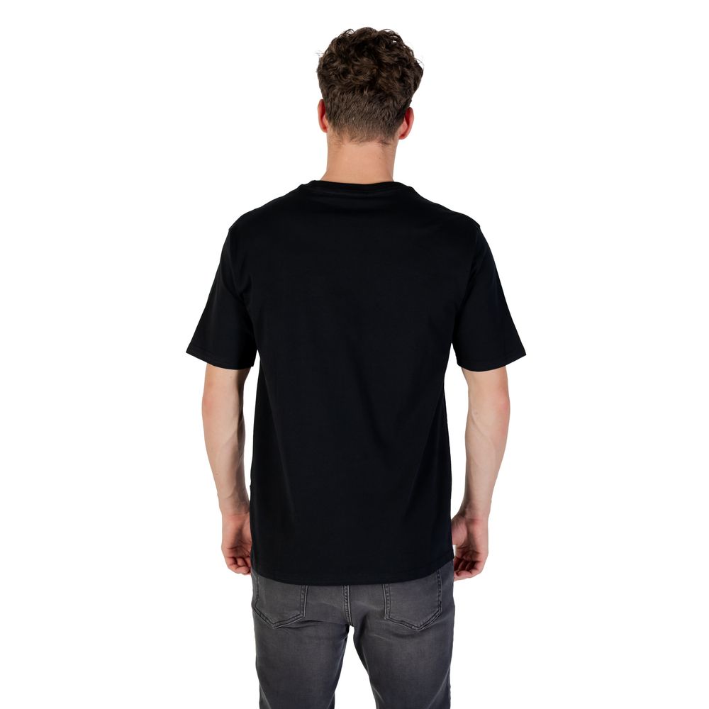 Gianni Lupo GL649W T-Shirt Noir en Coton pour Homme