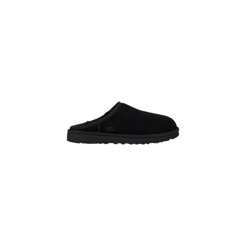 UGG Black Suede Leather Clog - Classic Slip-On Comfort