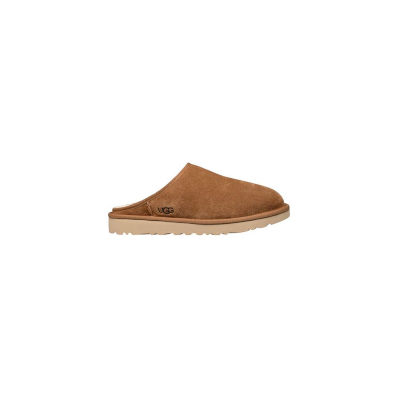 UGG M Classic Slip-On Clogs - Beige Suede Luxe