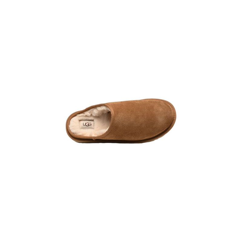 UGG M Classic Slip-On Clogs - Beige Suede Luxe