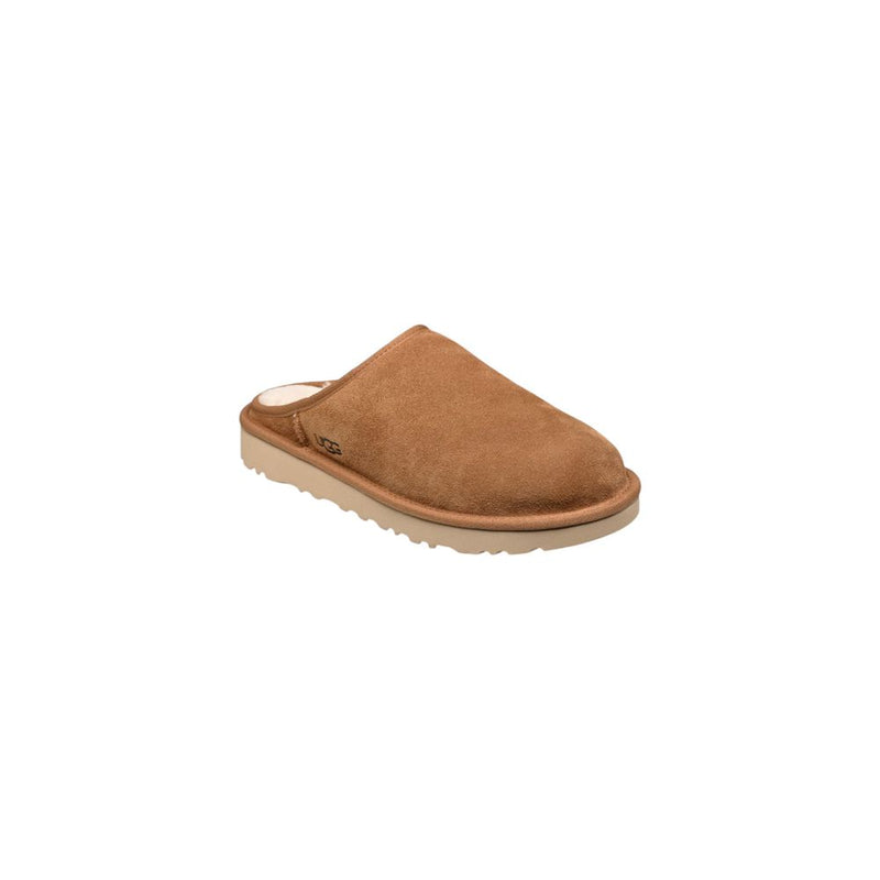 UGG M Classic Slip-On Clogs - Beige Suede Luxe