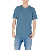 T-shirt Jack Jones JJEBASHER O-NECK SS en Coton Bleu