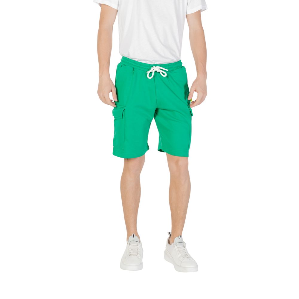 Bermuda en coton vert Icon