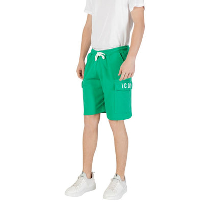 Bermuda en coton vert Icon