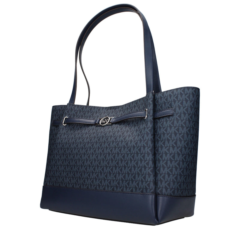 Michael Kors Blue Fabric Shoulder Bag - Élégant et Polyvalent
