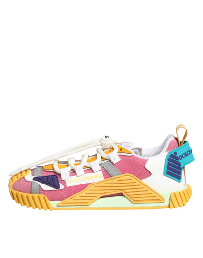 Dolce & Gabbana Multicolor Nylon NS1 Low Top Sneakers Shoes