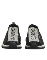 Dolce & Gabbana Sorrento Sneakers Noir Argent