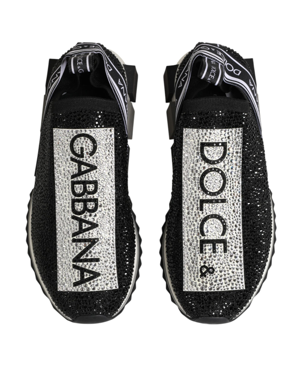Dolce & Gabbana Sorrento Sneakers Noir Argent