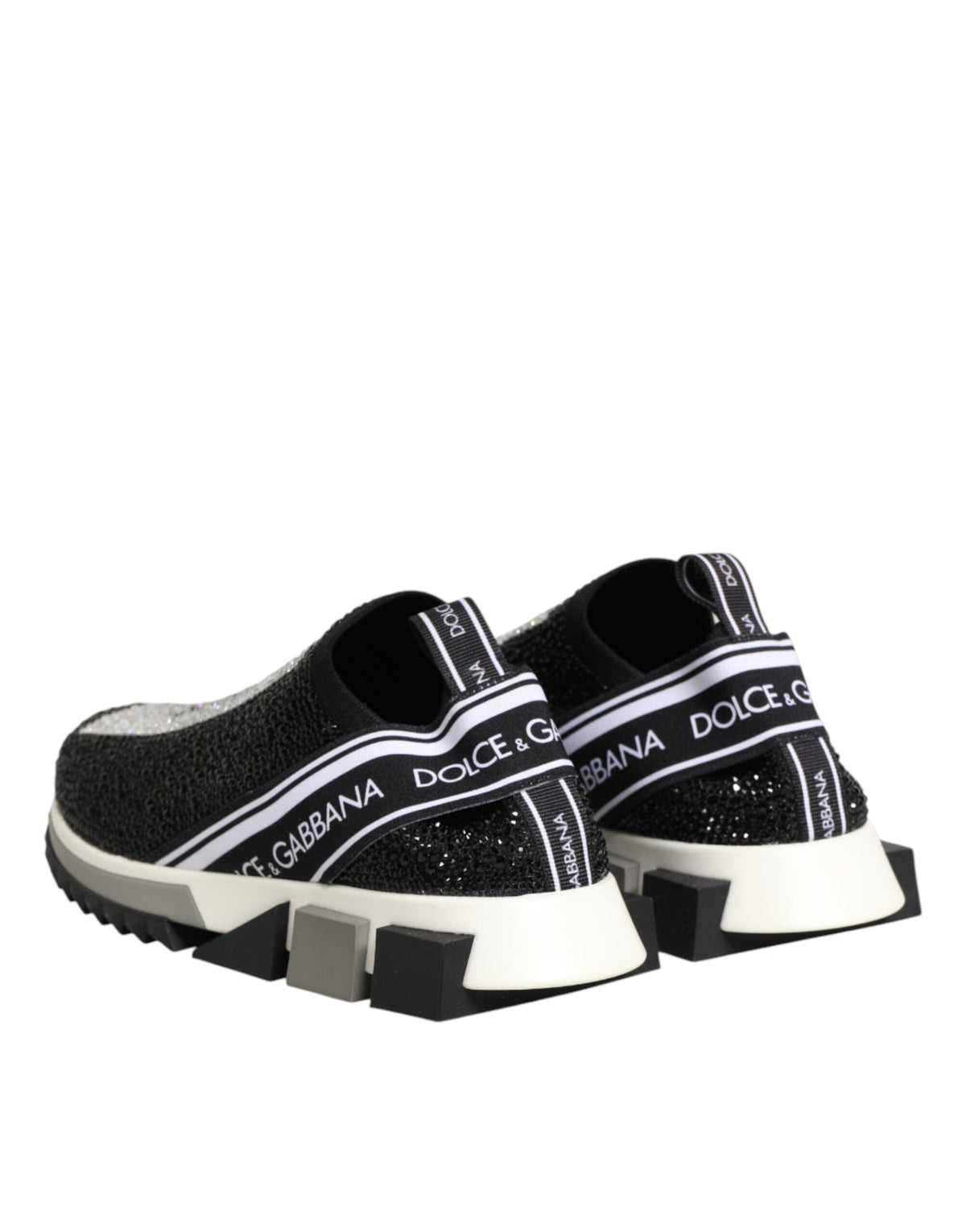 Dolce & Gabbana Sorrento Sneakers Noir Argent