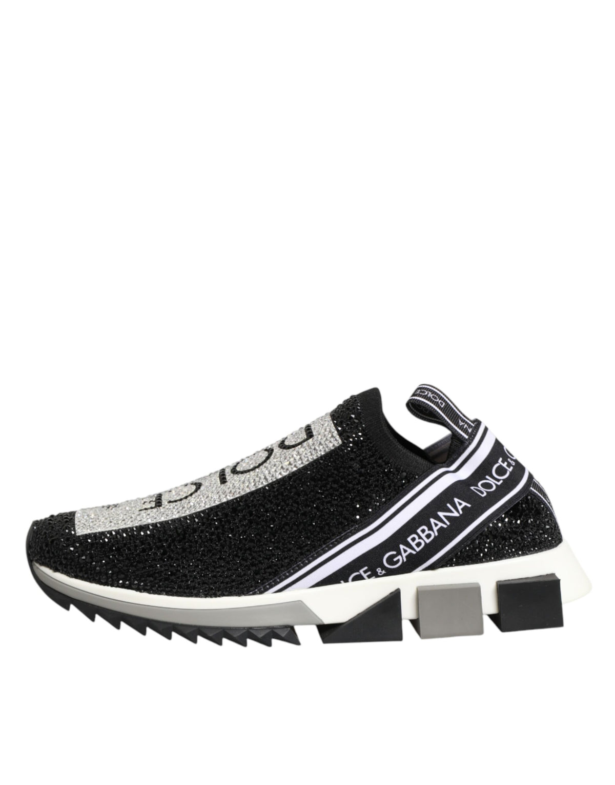Dolce & Gabbana Sorrento Sneakers Noir Argent