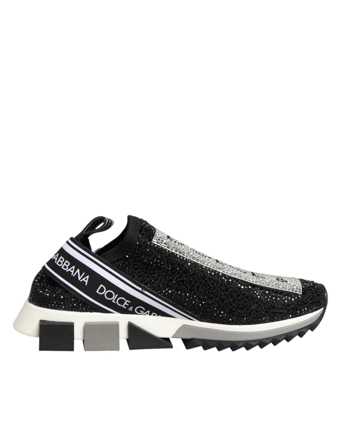 Dolce & Gabbana Sorrento Sneakers Noir Argent