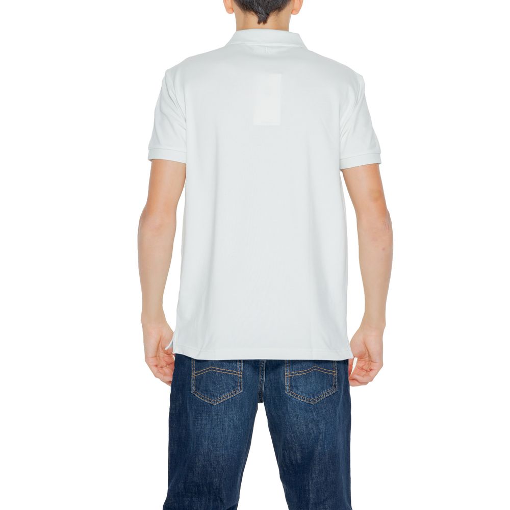 Polo en Coton Vert Calvin Klein Jeans pour Homme