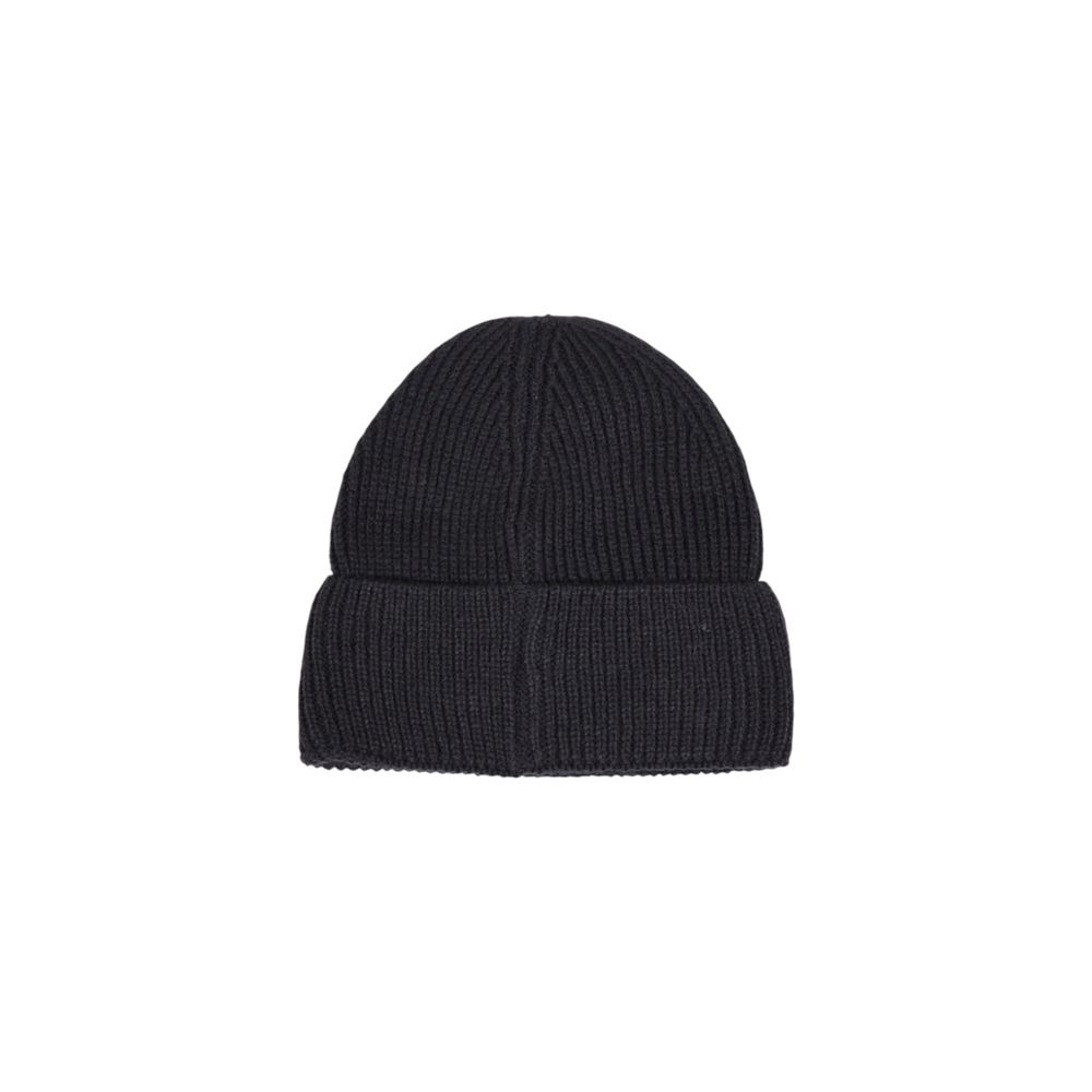 Casquette de baseball en laine noire du comté de Milan