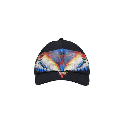 Casquette de baseball en coton noir du comté de Milan