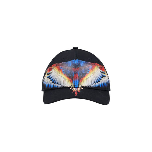 Casquette de baseball en coton noir du comté de Milan