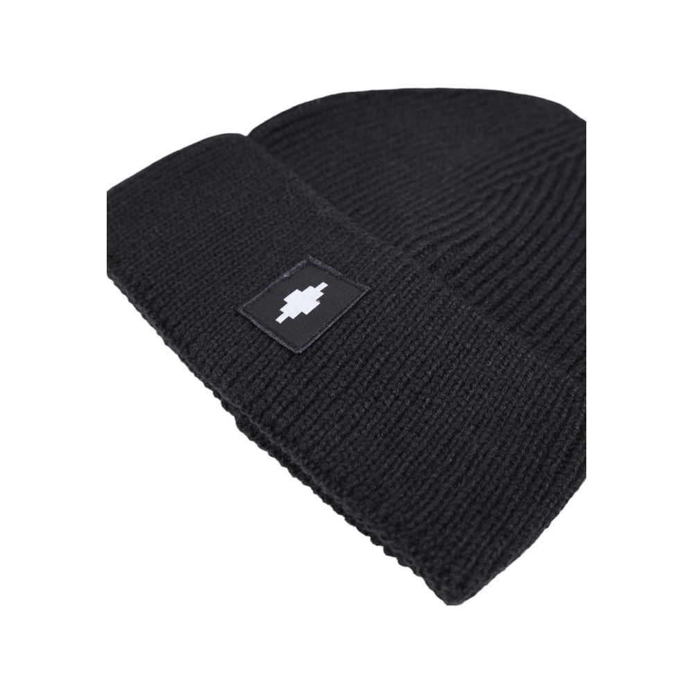 Casquette de baseball en laine noire du comté de Milan
