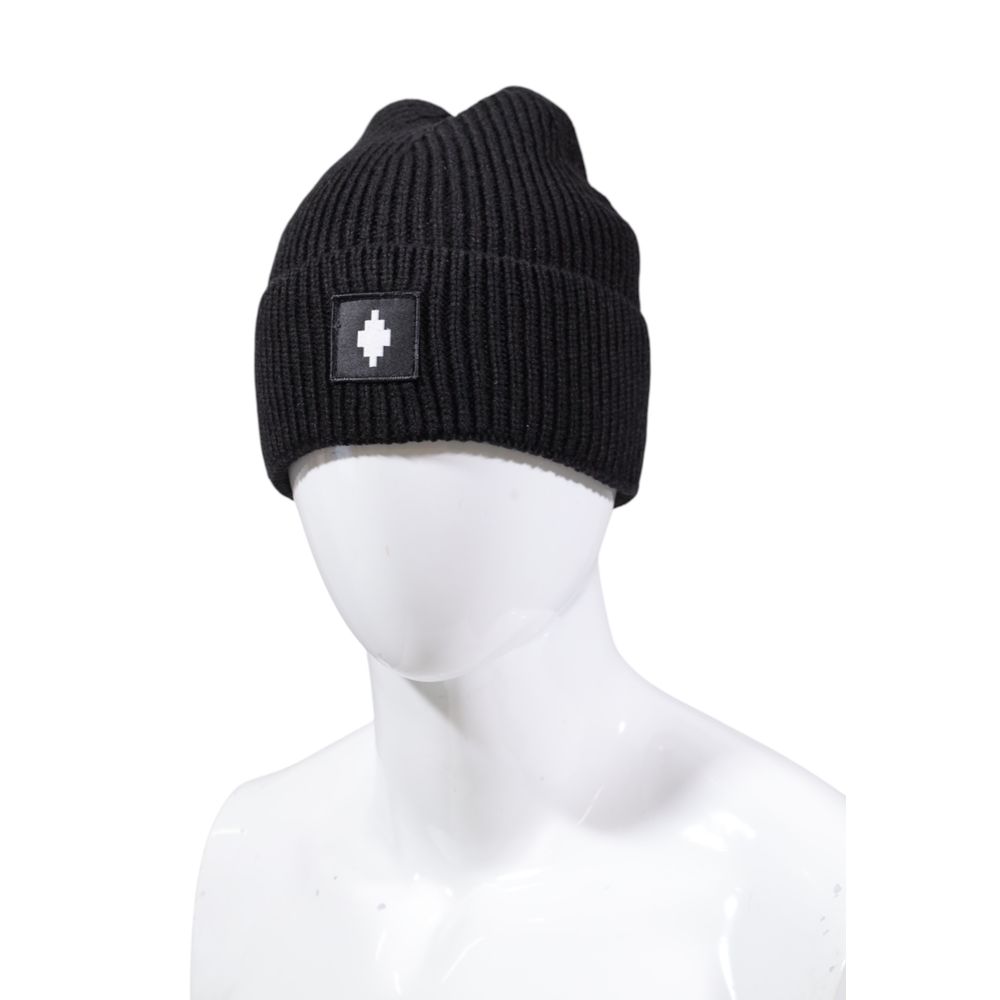 Casquette de baseball en laine noire du comté de Milan