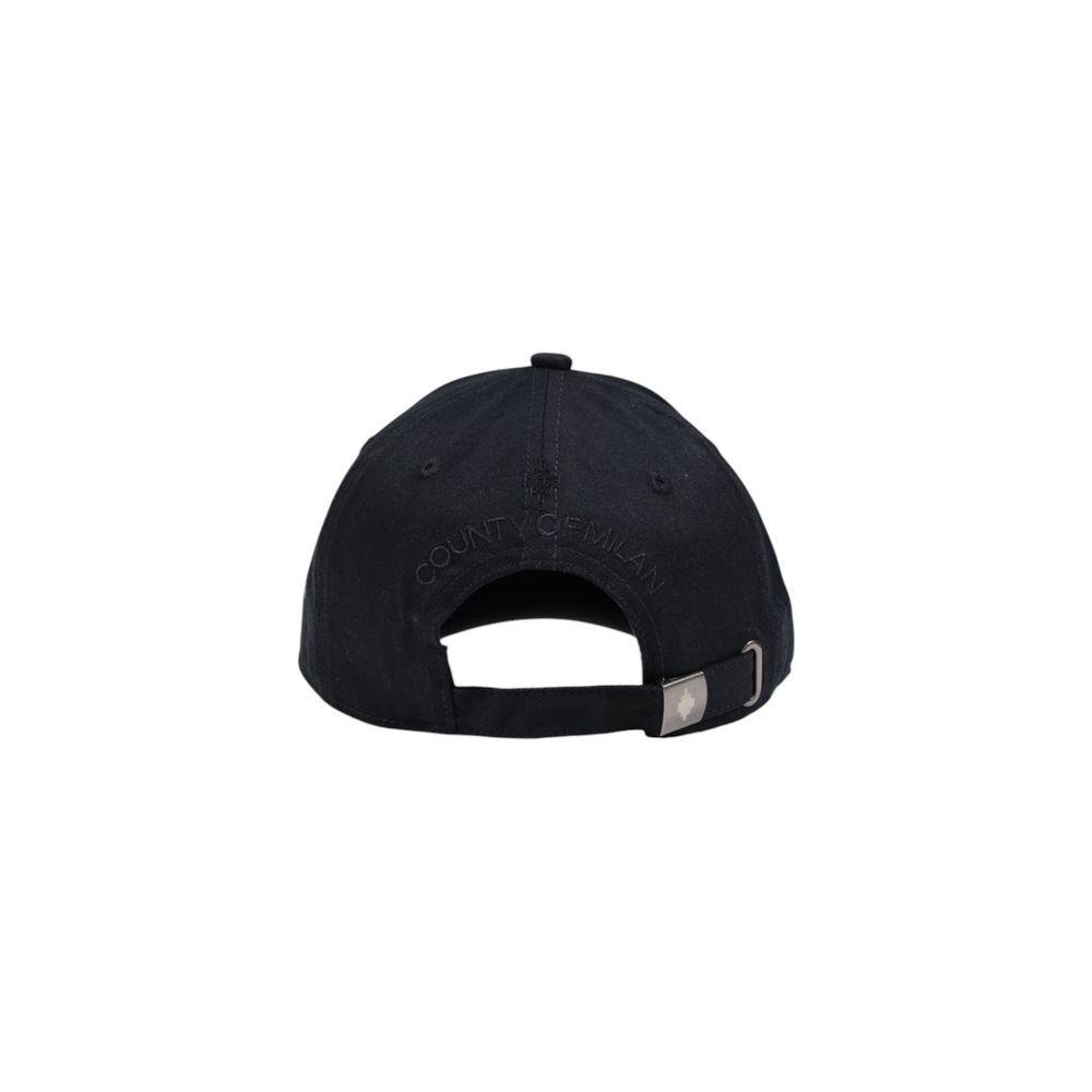 Casquette de baseball en coton noir du comté de Milan