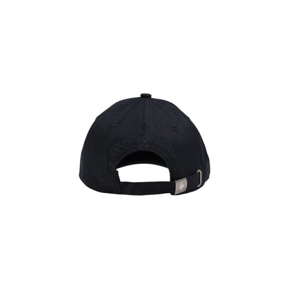 Casquette de baseball en coton noir du comté de Milan