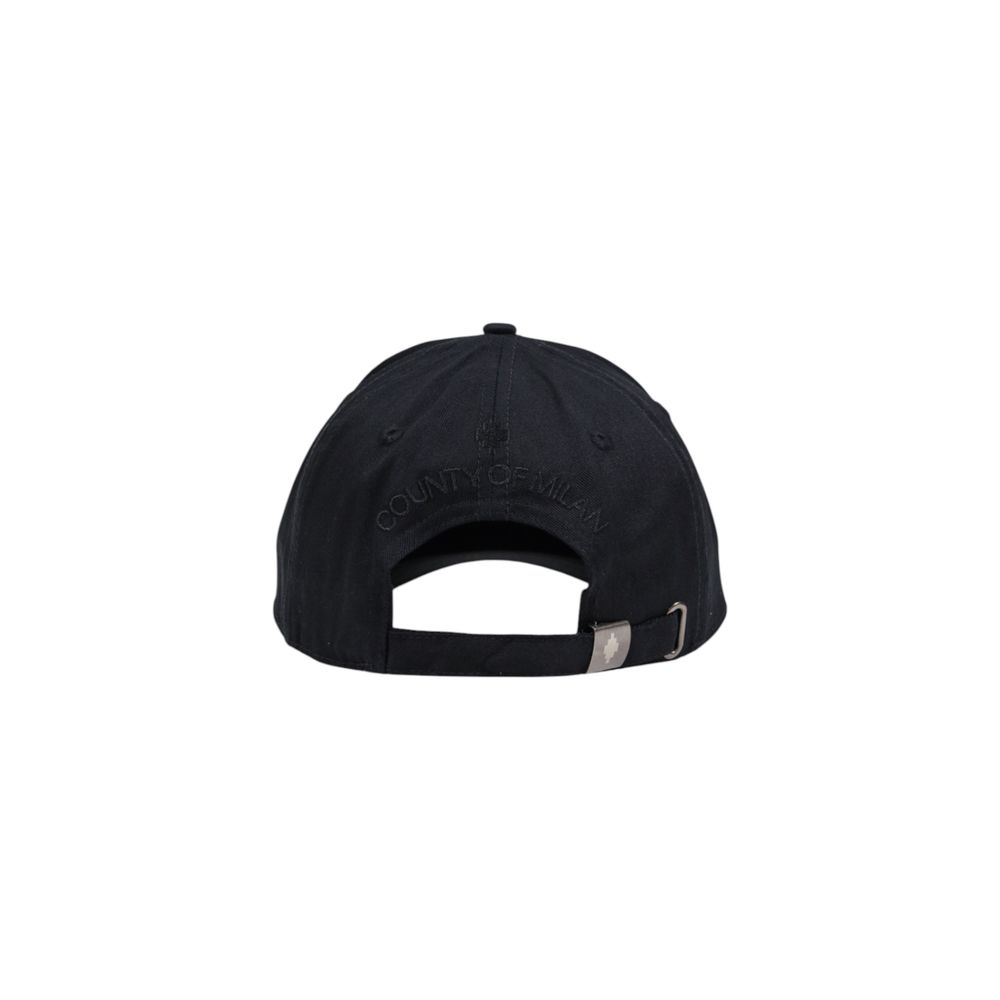 Casquette de baseball en coton noir du comté de Milan