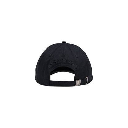 Casquette de baseball en coton noir du comté de Milan