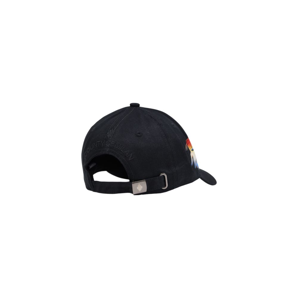 Casquette de baseball en coton noir du comté de Milan