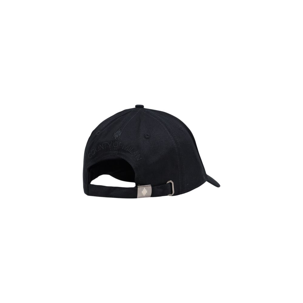 Casquette de baseball en coton noir du comté de Milan