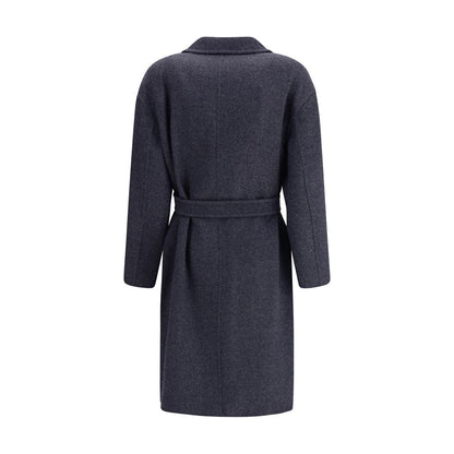 Manteau Carnia en laine effet jean de Max Mara