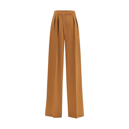 Max Mara Wide Camel Drap-broek