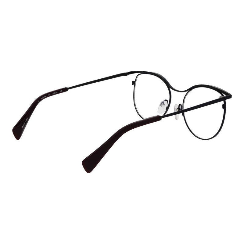 Yohji Yamamoto Black Women's Glasses Frame - Stylish & Durable