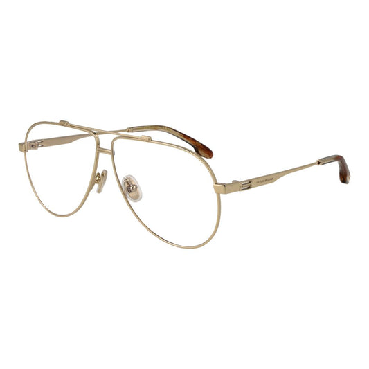 Monture de lunettes pour femme Victoria Beckham, or.