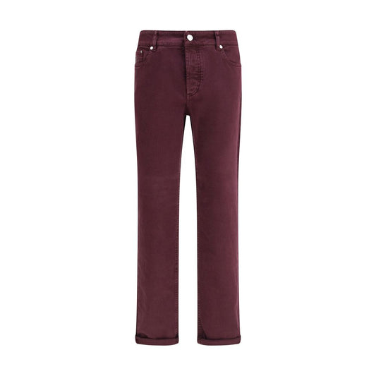 Jeans slim en coton Brunello Cucinelli