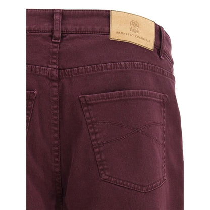 Jeans slim en coton Brunello Cucinelli