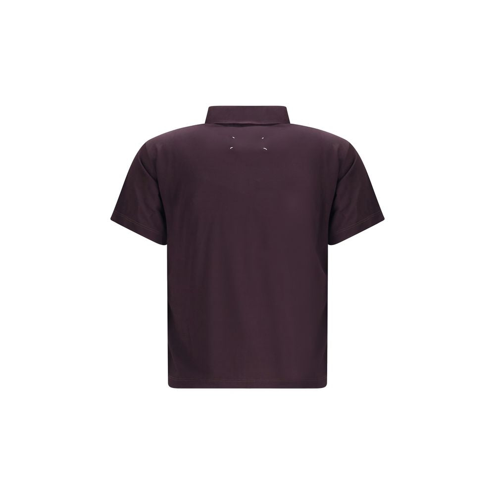 Margiela Semi-transparant poloshirt