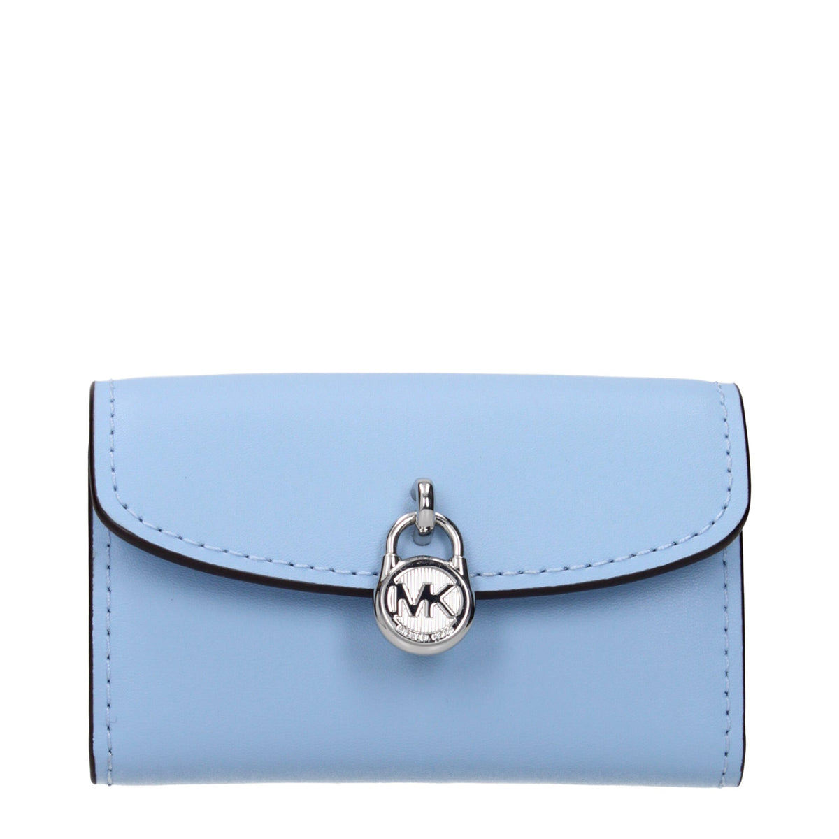 Michael Kors Light Blue Leather Wallet - Chic & Functional Accessory