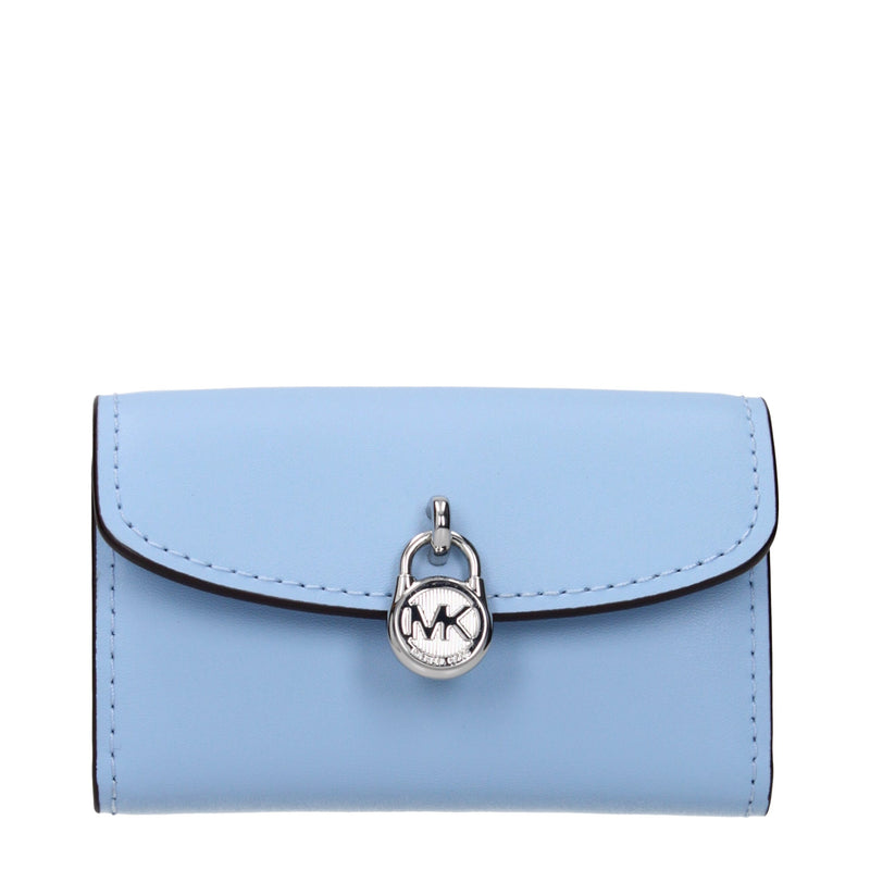Michael Kors Light Blue Leather Wallet - Chic & Functional Accessory