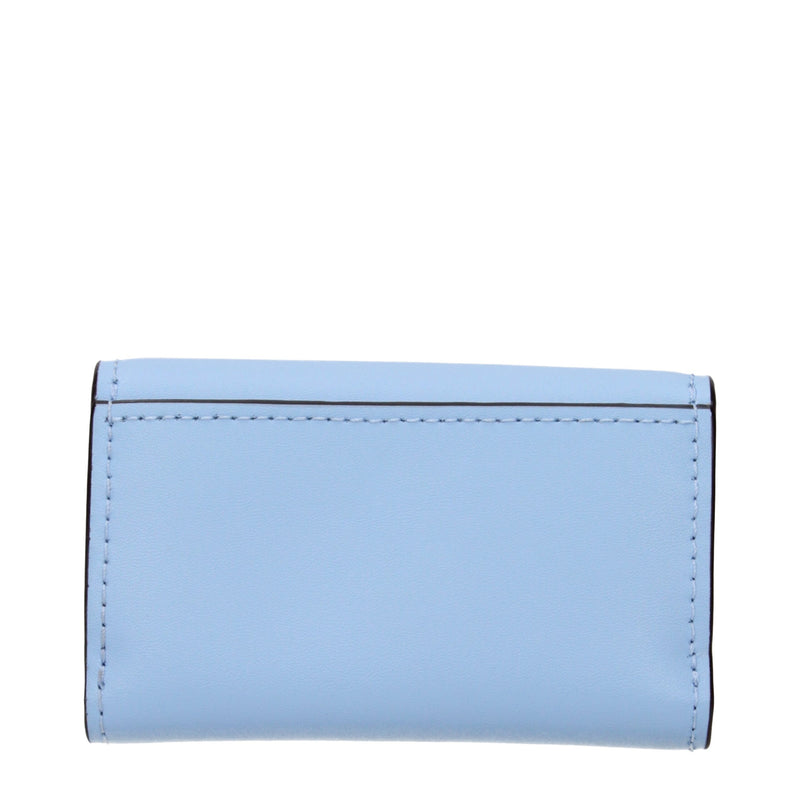 Michael Kors Light Blue Leather Wallet - Chic & Functional Accessory