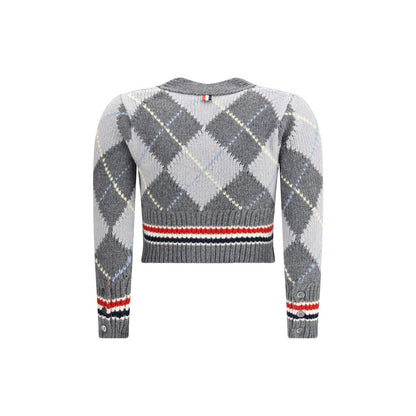 Thom Browne Argyle V-Neck Cardigan
