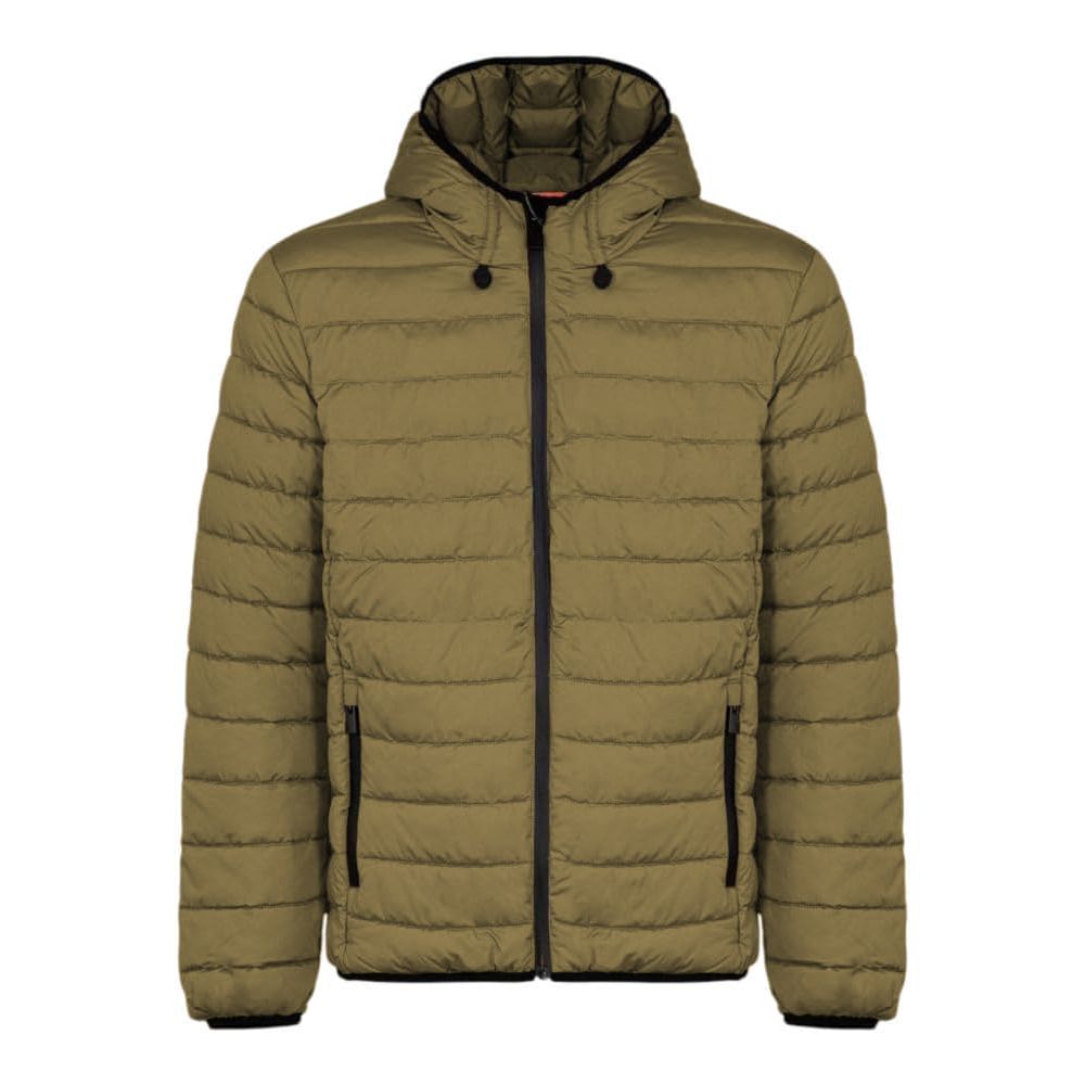 Veste matelassée pour homme en polyester vert Suns