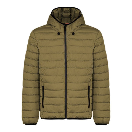 Veste matelassée pour homme en polyester vert Suns